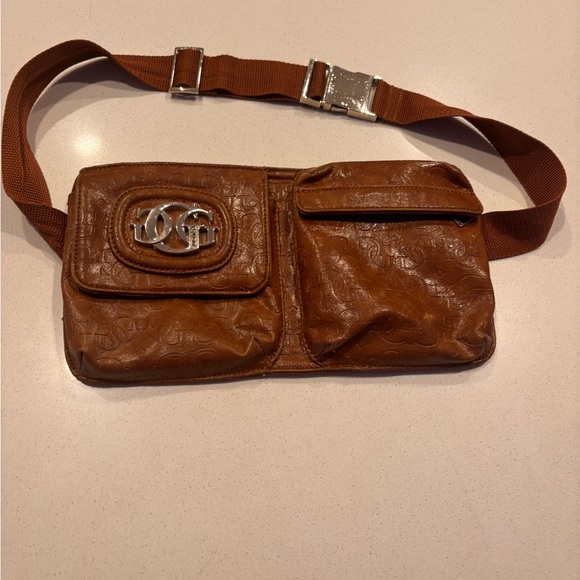 Guess Brown leather belt Bag vintage - Picture 1 of 12